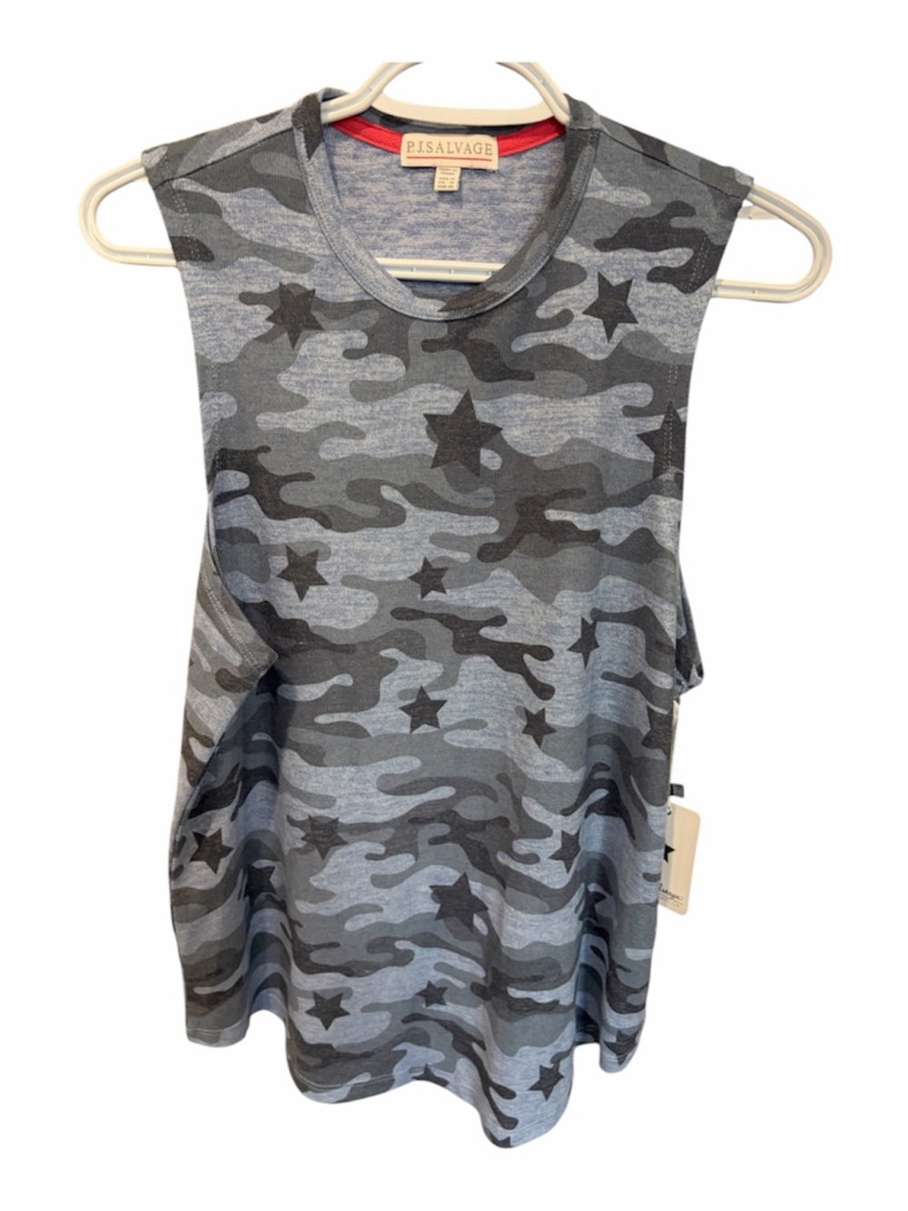 P.J. Salvage Women's Gray Camo Tank - Size Medium - Brand New +80% off